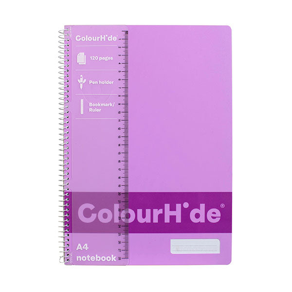 Notebook Colourhide A4 120 Pages Orchid