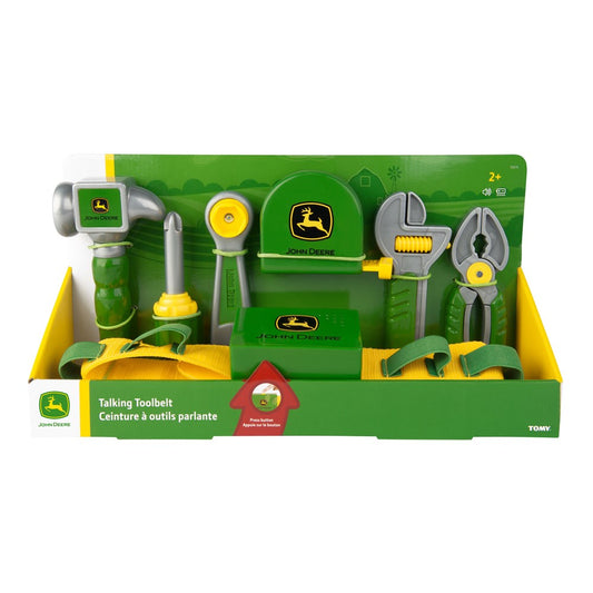 John Deere Talking Toolbelt Toy Boxed Front