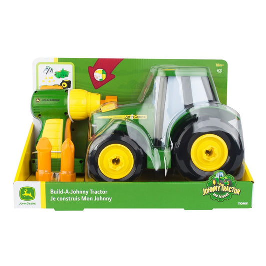John Deere Build-A-Johnny Tractor Toy Boxed Front