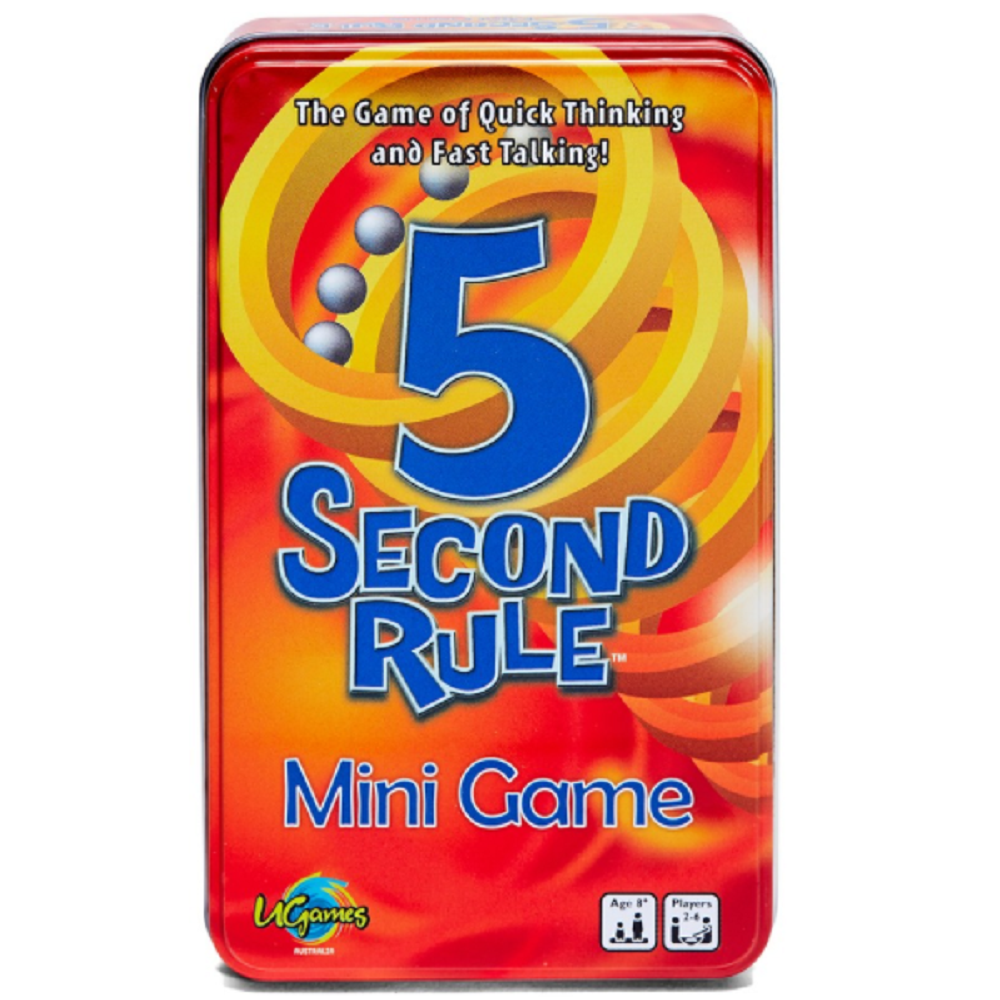 5 Second Rule Tinned Game - Packaged Front