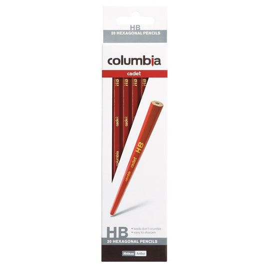 Pencil Columbia Cadet HB Hexagonal Box of 20