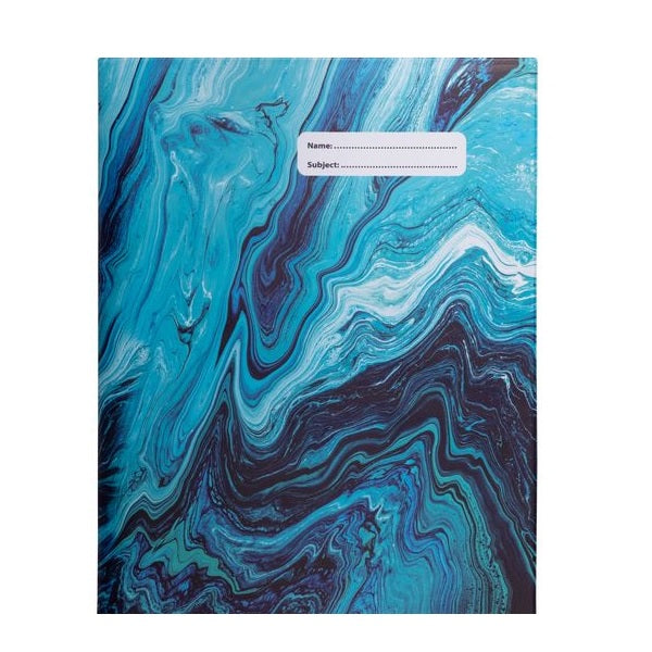 Exercise (9x7) Book Cover Ocean Marble 2