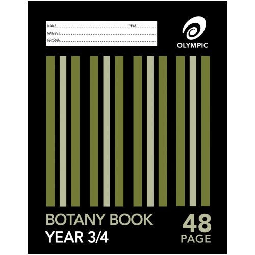 Botany Book Olympic A4 Year3/4 48 Pages