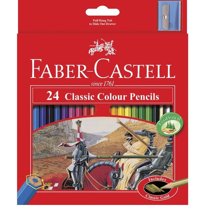 Coloured Pencils Faber Castell 24 Pack