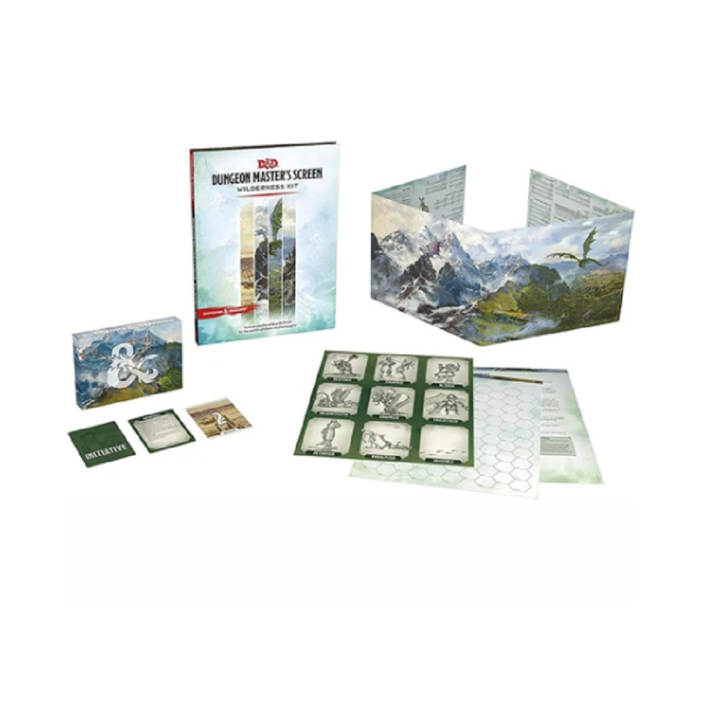 D&D Dungeon Master's Screen Wilderness Kit - Unboxed