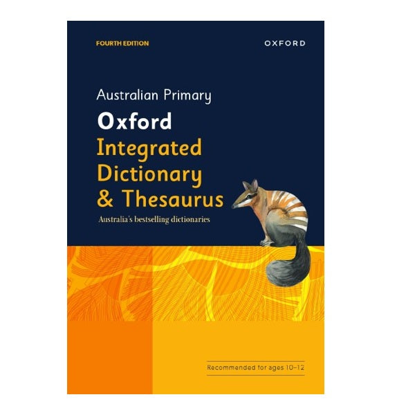 Dictionary and Thesaurus Oxford Australian Integrated Primary