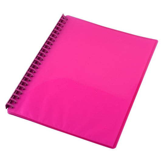 Display Book A4 refillable Gloss Pink