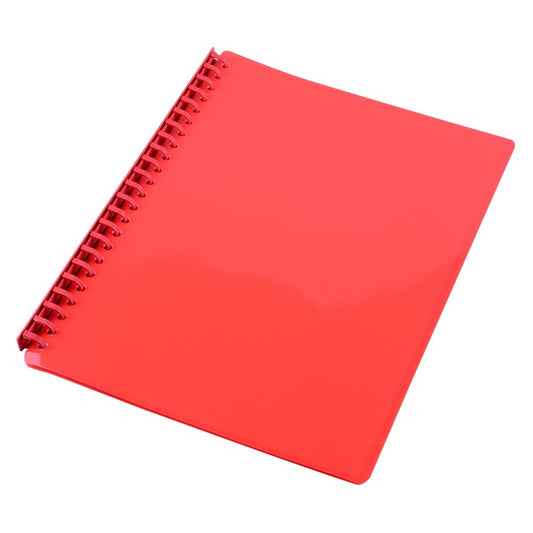 Display Book A4 refillable Gloss Red