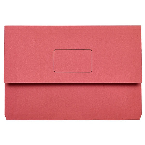 Document Wallet Cardboard Red