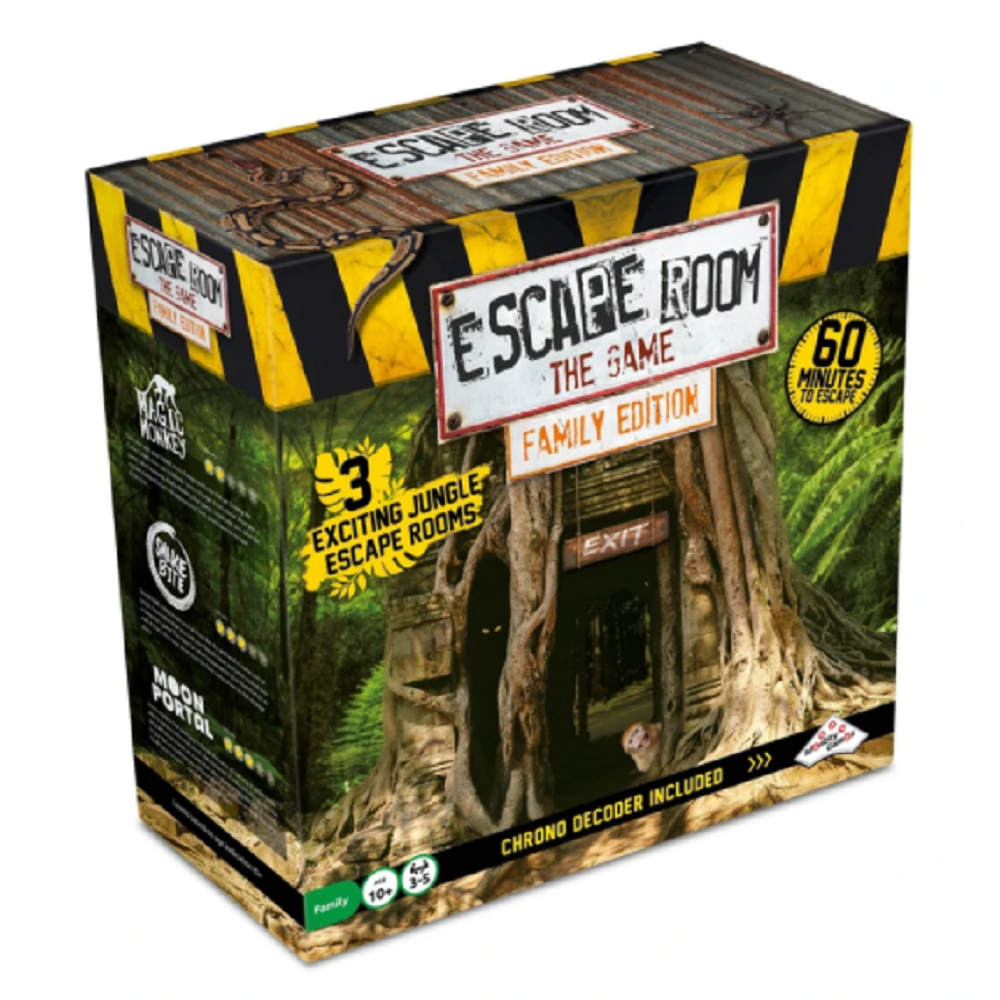 Escape Room the Game Family Edition - Jungle - Packaged Front