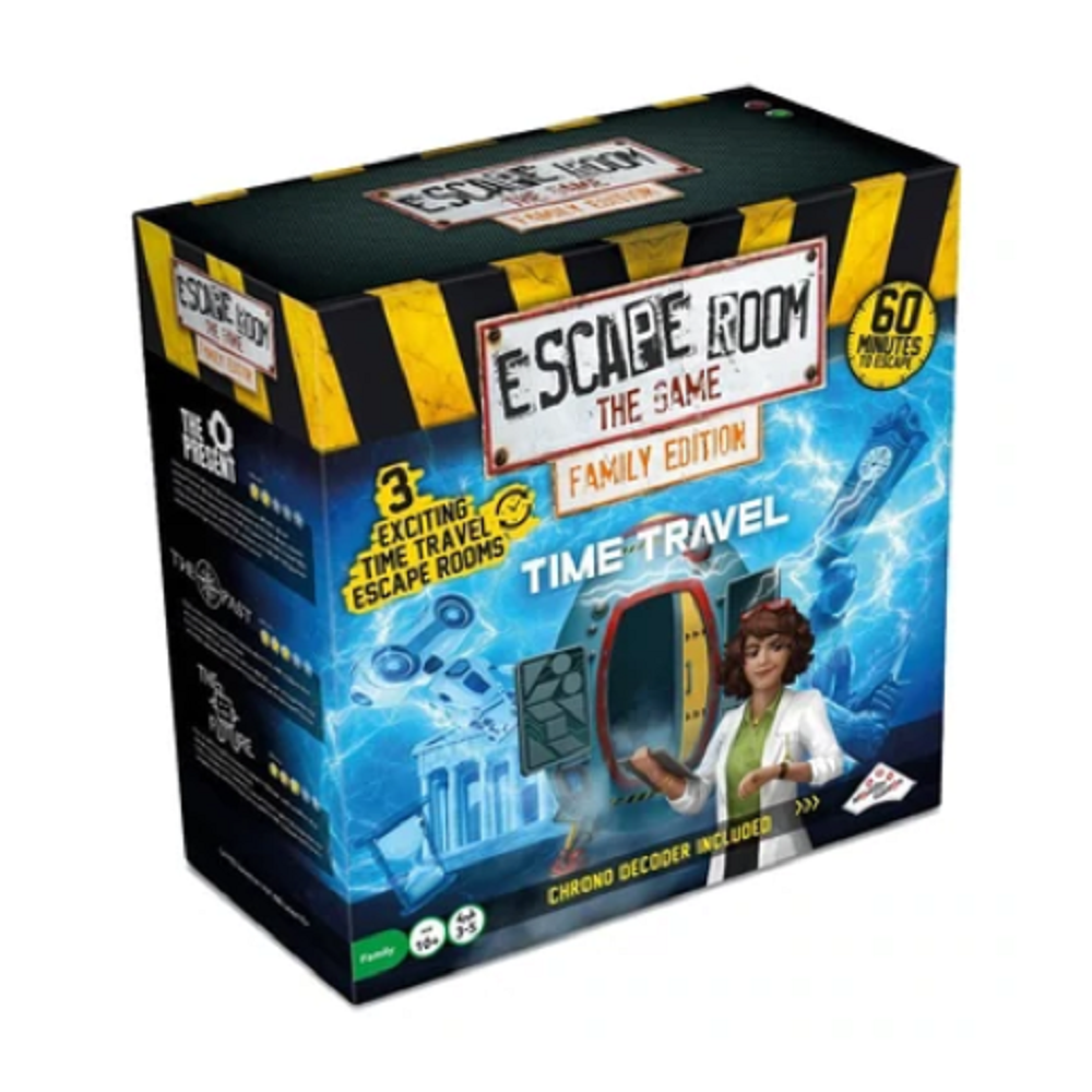 Escape Room the Game, Family Edition - Time Travel - Packaged Front