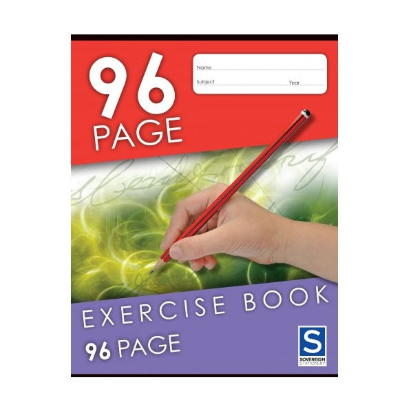 Exercise Book 9x7 8mm Ruled 96 Pages