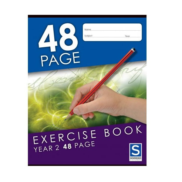 Exercise Book 9x7 Year 2 Ruled 48 Pages