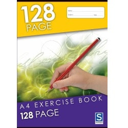 Exercise Book A4 8mm Ruled 128 Pages