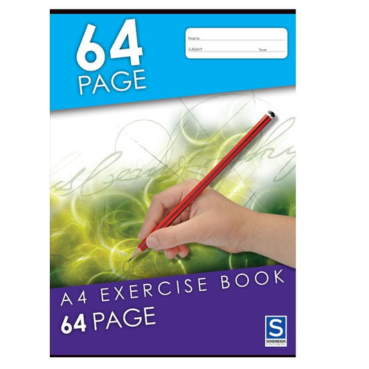Exercise Book A4 8mm Ruled 64 Pages
