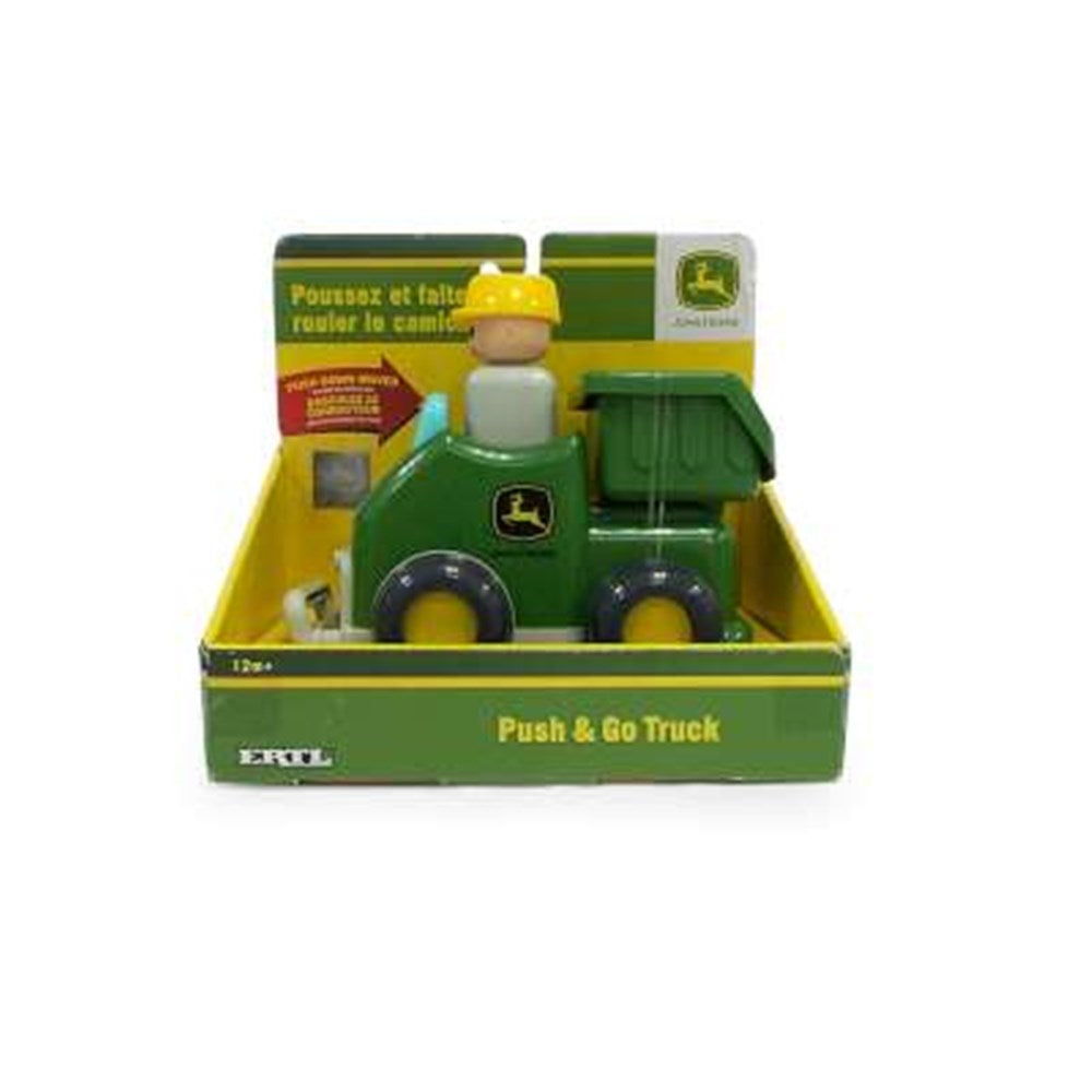 John Deere Toy Push & Go Truck packaged front
