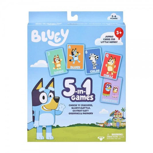 Bluey 5-in-1 Games Box Front