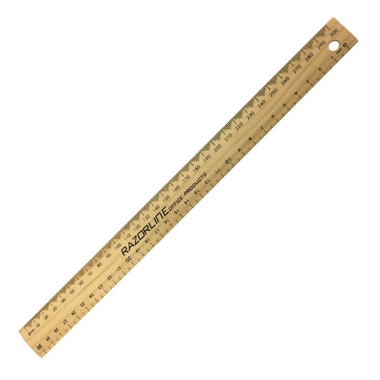 Ruler wooden 30cm
