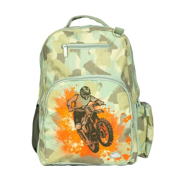 Spencil Triple Backpack Camo Biker