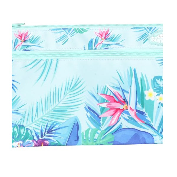 Spencil Twin Zip Pencil Case Beach Blooms