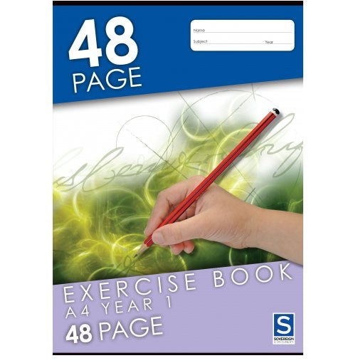 Exercise Book A4 Year 1 Ruled 48 Pages – Paper Shop & More