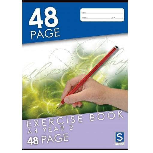 Exercise Book A4 Year 2 Ruled 48 Pages