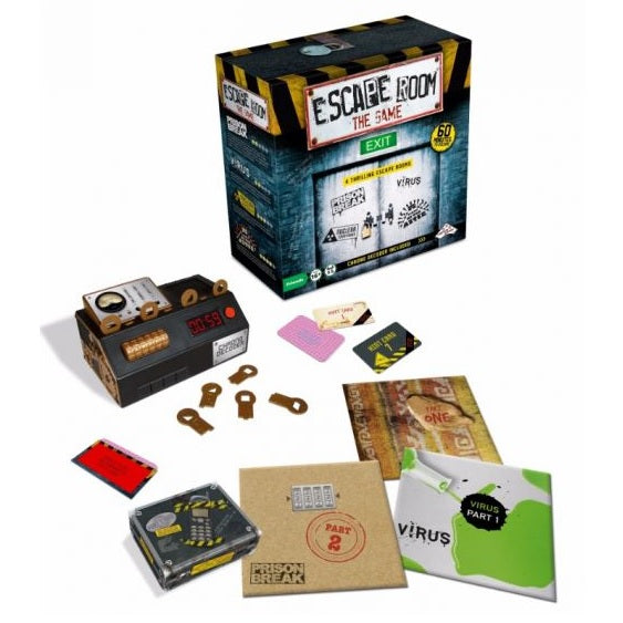 Escape Room the Game 4 Rooms Plus Chrono Decoder Game Pieces