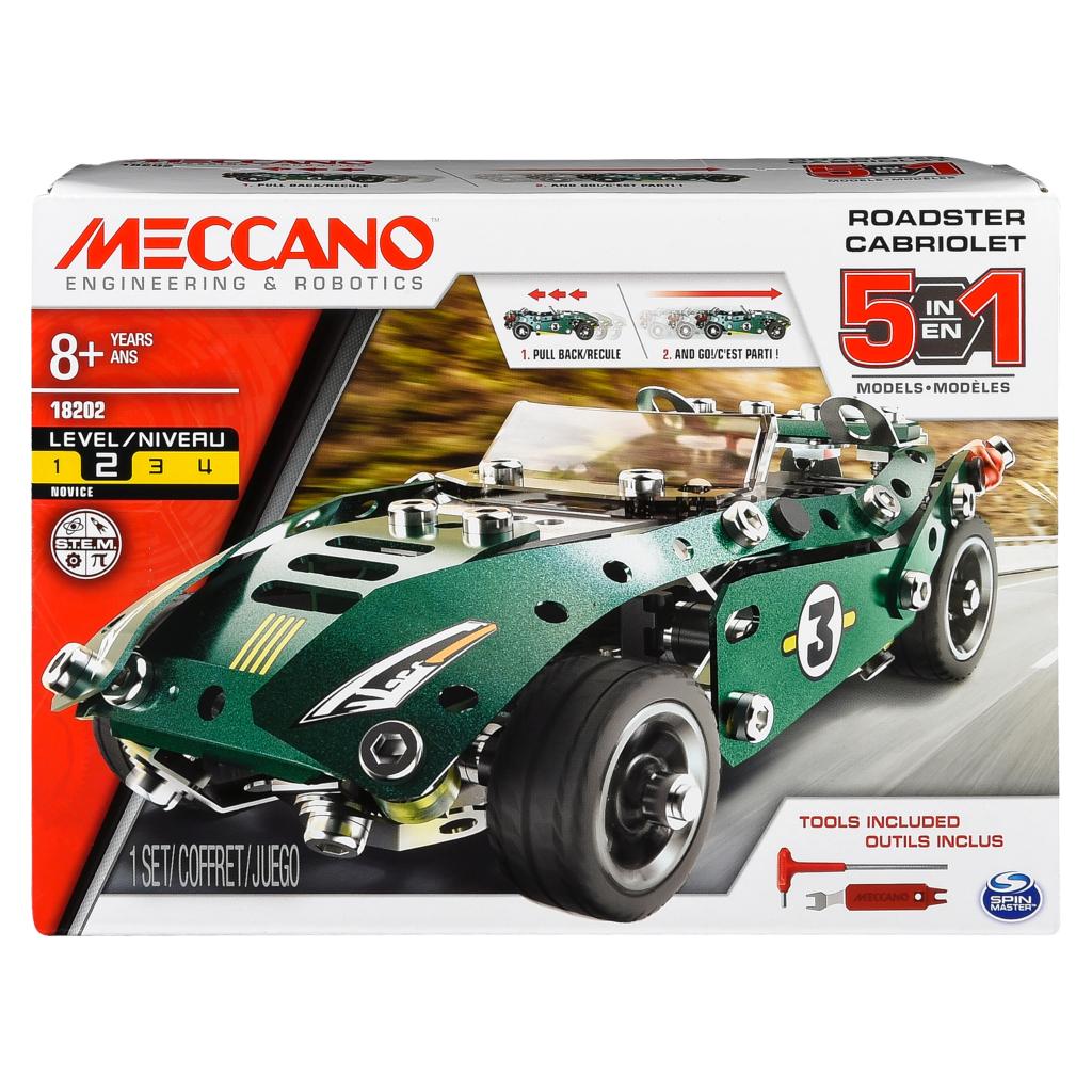 Meccano 5 in 1 Roadster Box Front