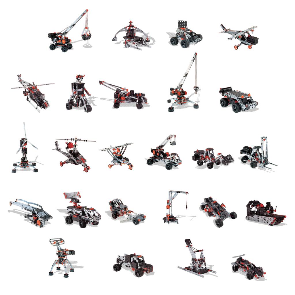 Models that can be made with Meccano 25 in 1 Super Construction Set 